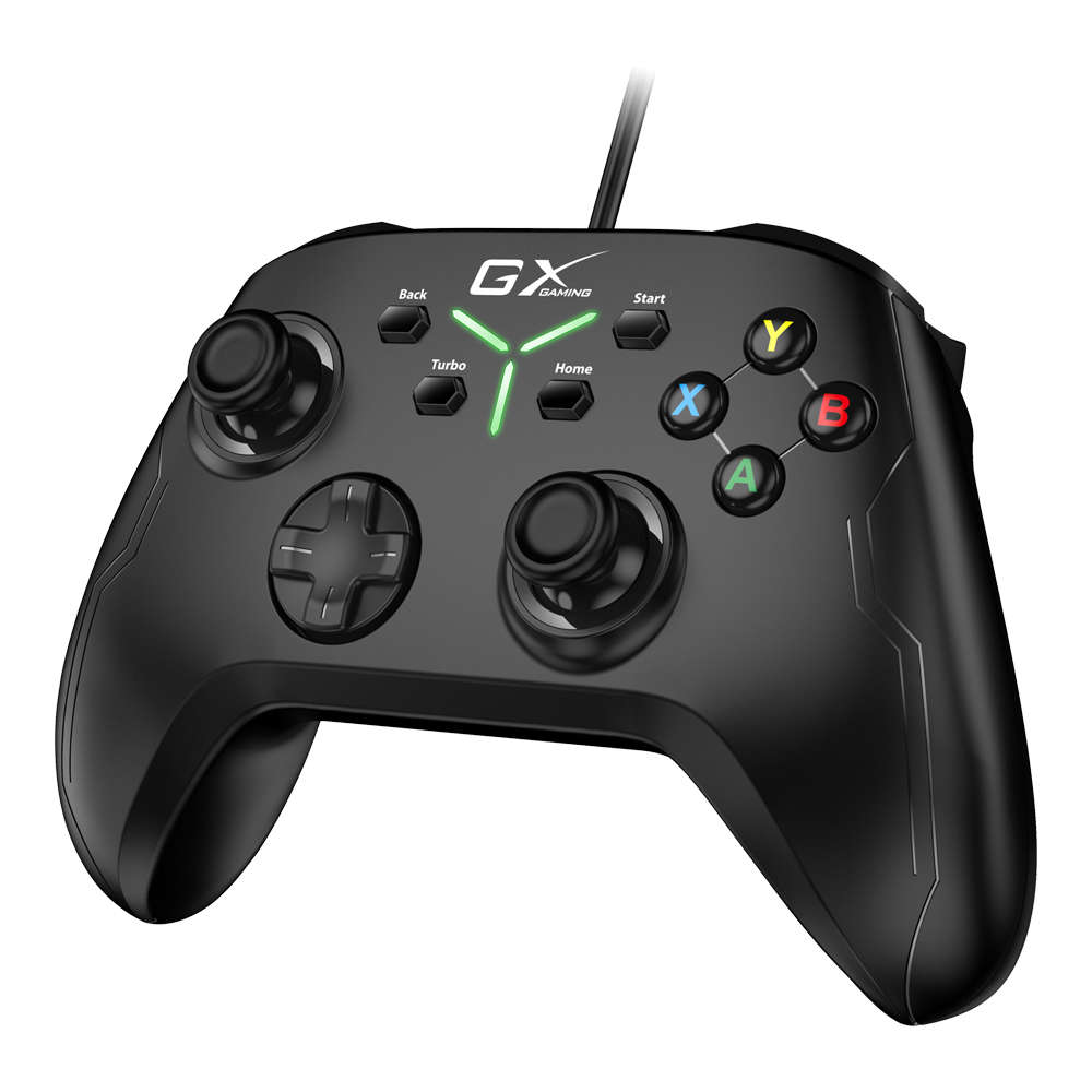 Genius - Maxfire Gx-21Uv 1.8M USB Wired Gamepad With Dual Vibration - Genius - Maxfire Gx-21Uv 1....