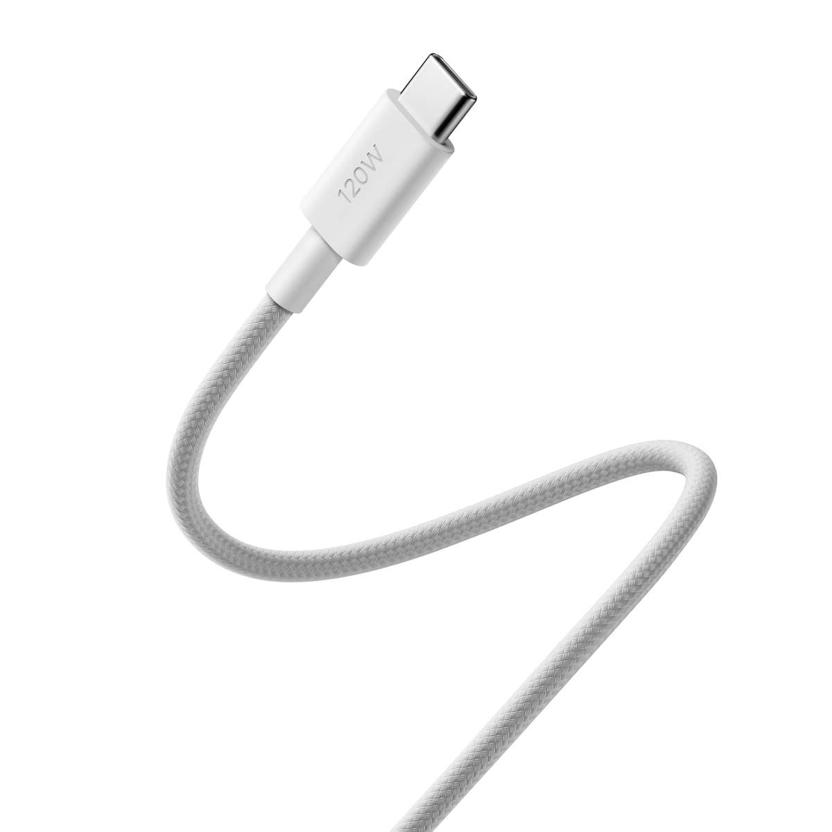 Xiaomi - 6A Braided USB Type-C to USB Type-C Cable (1m) - White - Xiaomi - 6A Braided USB Type-C ...