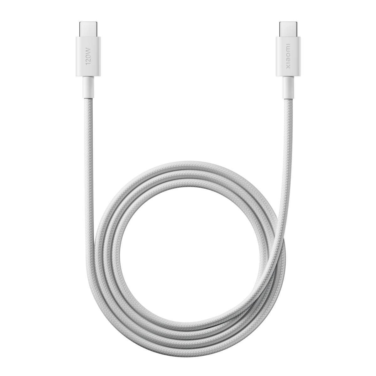Xiaomi - 6A Braided USB Type-C to USB Type-C Cable (1m) - White - Xiaomi - 6A Braided USB Type-C ...