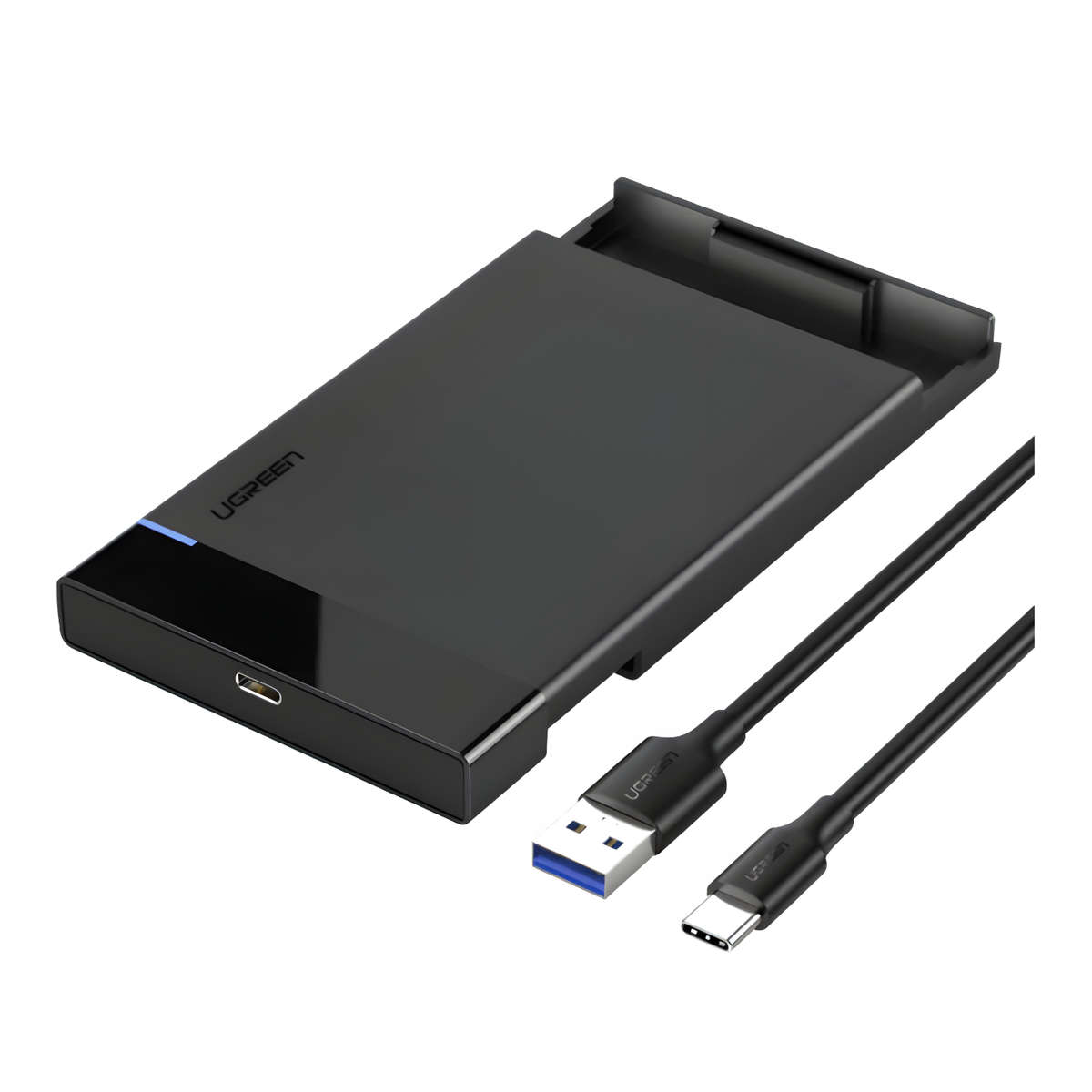 Ugreen - USB Type-C 2.5" SATA III External Hard Drive Enclosure - Ugreen - USB Type-C 2.5" SATA I...