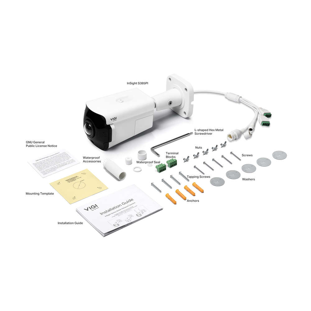 Tp-Link - Vigi Bullet IP Camera 8MP Ir 1.65mm - Tp-Link - Vigi Bullet IP Camera 8MP Ir 1.65mm