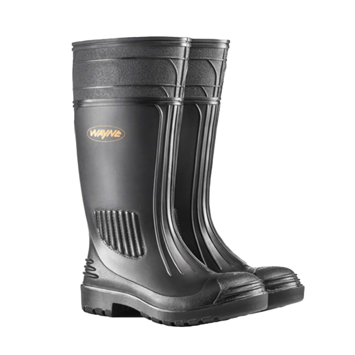 WAYNE - Gripper Stc Gumboot Black Size 5 - WAYNE - Gripper Stc Gumboot Black Size 5
