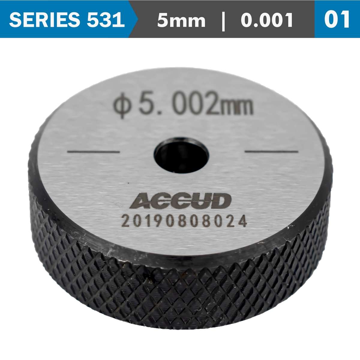 ACCUD - Setting Ring 5mm 0.001mm Acc. - ACCUD - Setting Ring 5mm 0.001mm Acc.