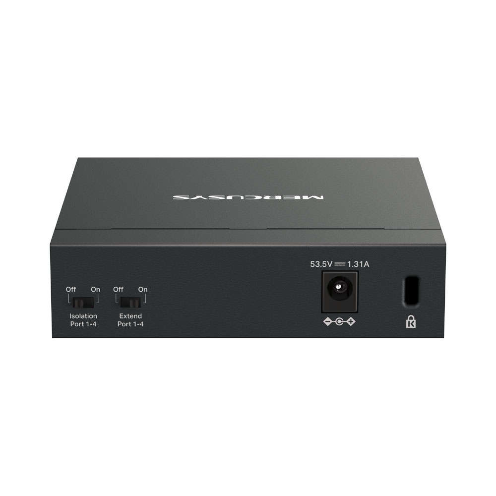 Mercusys - Tp-Link - Mercusys MS105GP 5-Port Gigabit Desktop Switch with 4-Port PoE+ - Mercusys -...