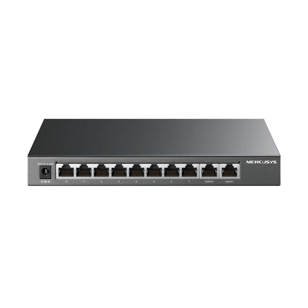 Mercusys - Ms110Gmp 10-Port Gigabit Desktop Switch With 8-Port Poe+ - Mercusys - Ms110Gmp 10-Port...