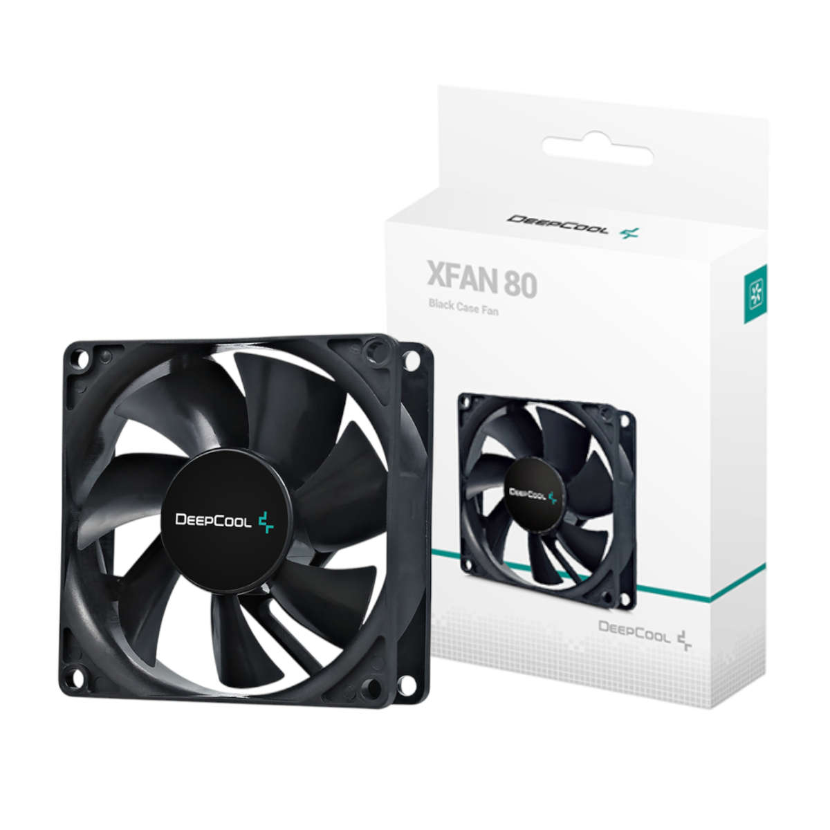 DeepCool Xfan 80mm Case Fan - Black - DeepCool Xfan 80mm Case Fan - Black