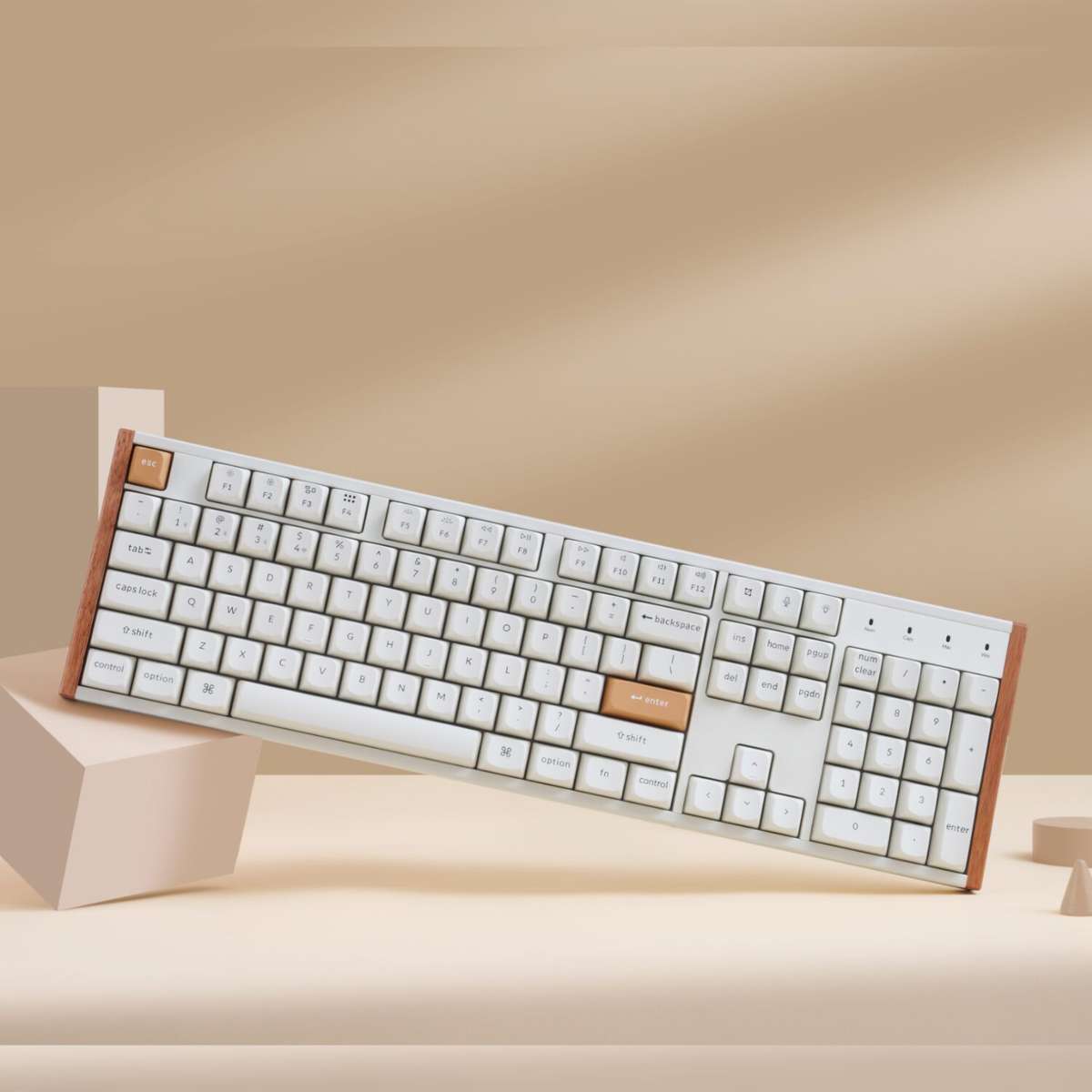 Keychron - K10 HE Special Edition Full-size Hot-Swap Gateron Dbl-Rail Nebula Switch RGB Wireless ...