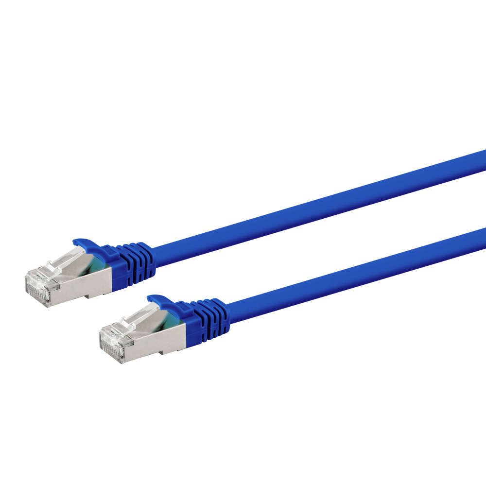LinkQnet - 5M Cat6A Shielded Lszh Network Cable - Blue - LinkQnet - 5M Cat6A Shielded Lszh Networ...