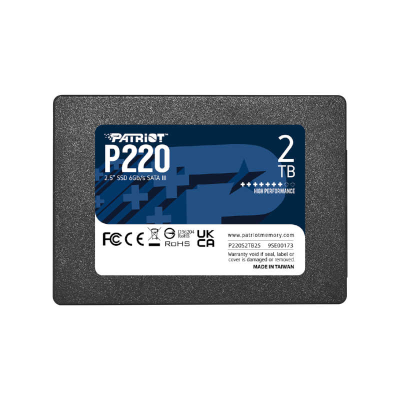 Patriot - P220 2TB 2.5" SSD - Patriot - P220 2TB 2.5" SSD
