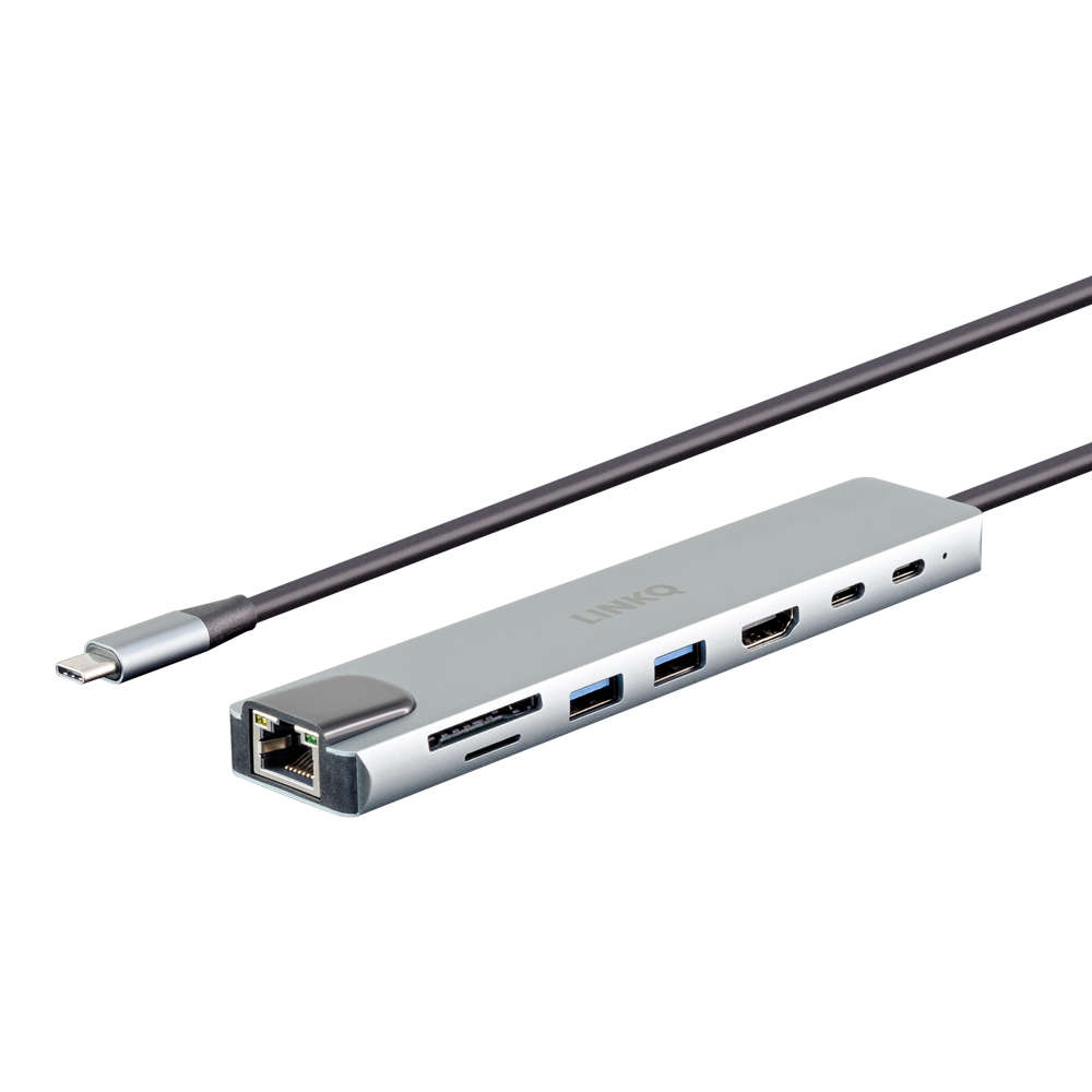 LinkQnet - 8-P,Hdmi,2X Usb3,Pd,Eth,Usb Type-C,Sd,Tf - LinkQnet - 8-P,Hdmi,2X Usb3,Pd,Eth,Usb Type...