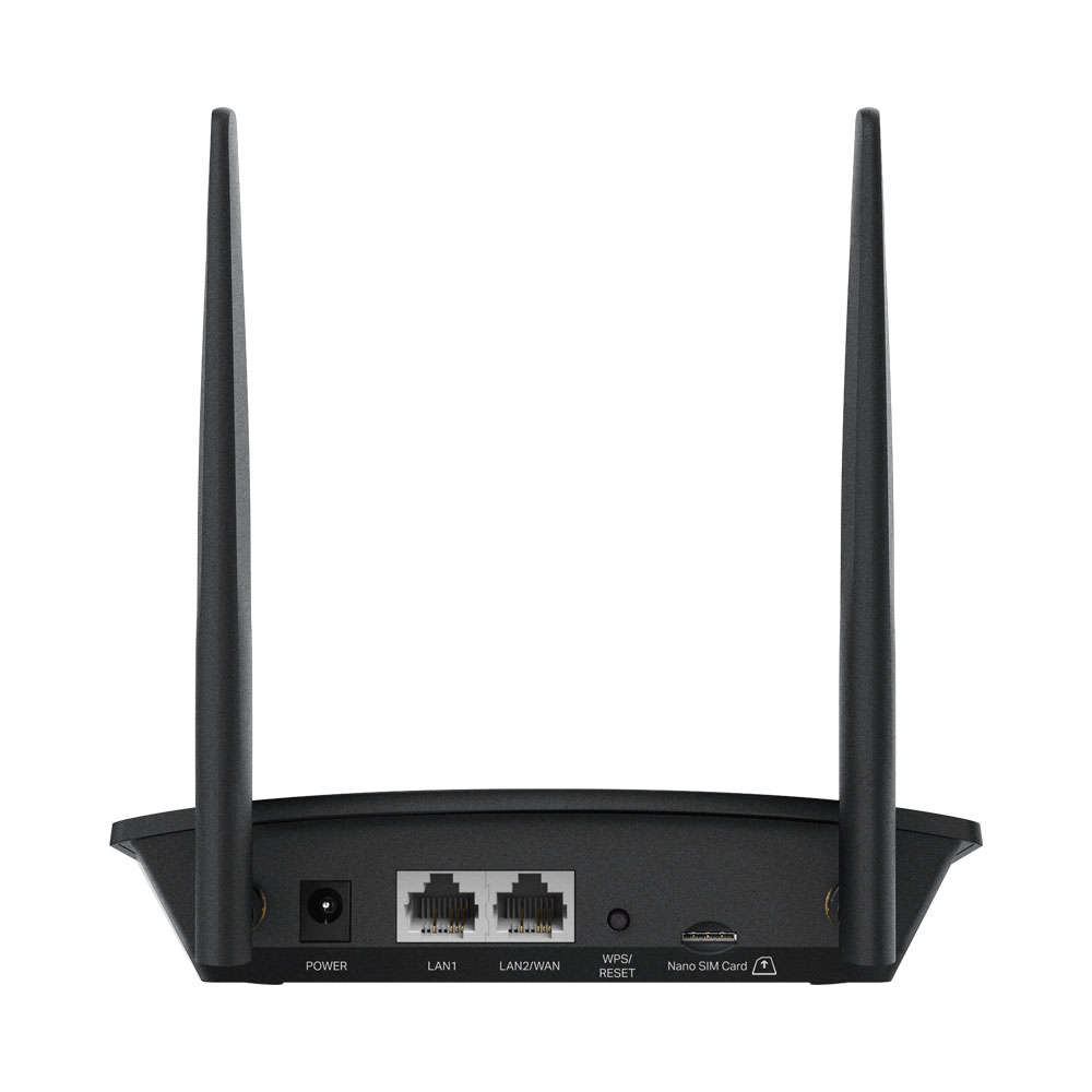 Tp-Link - MR100 Wireless 300 Mbps N 4G LTE Router - Tp-Link - MR100 Wireless 300 Mbps N 4G LTE Ro...