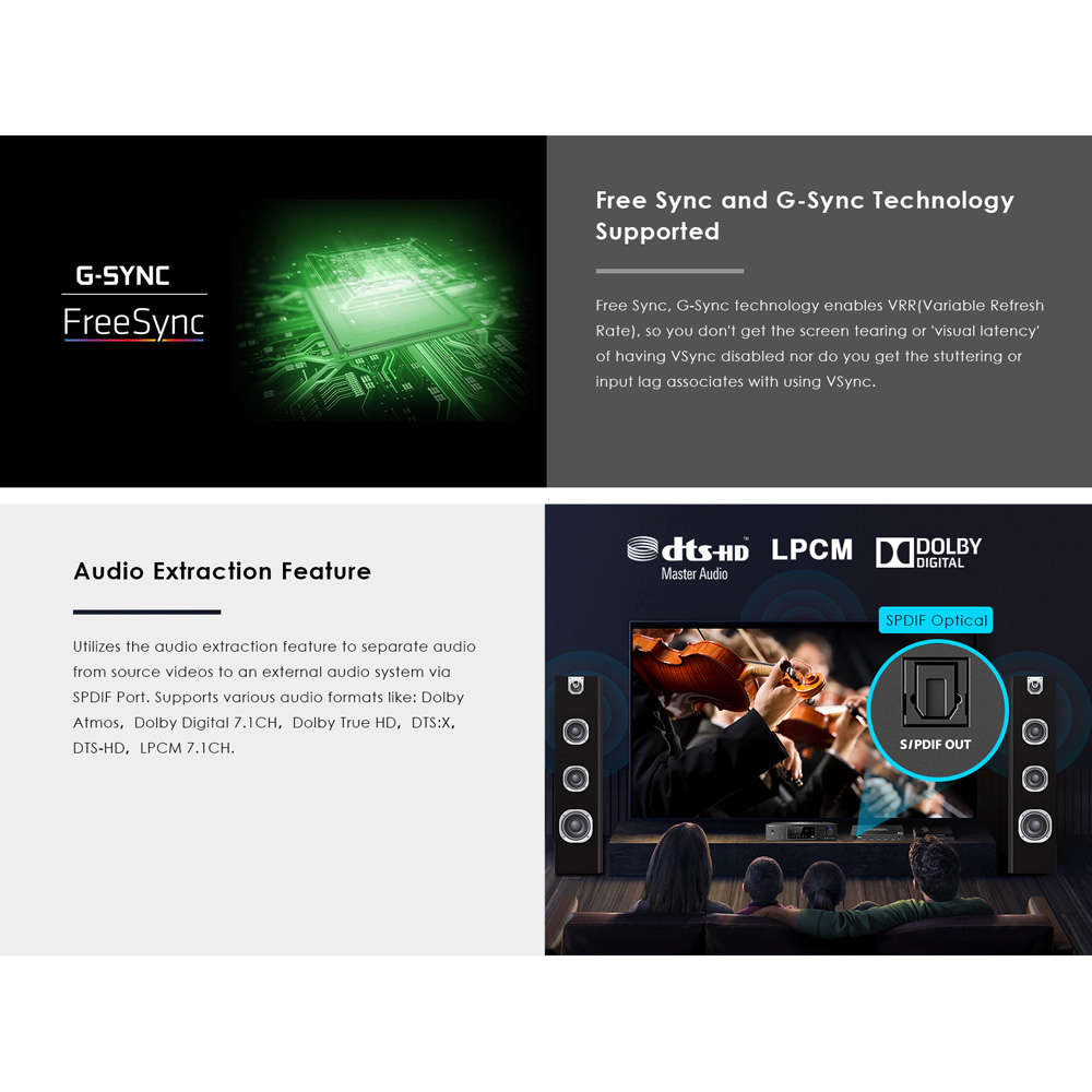 Lenkeng - 8K HDMI 1X2 Splitter - Lenkeng - 8K HDMI 1X2 Splitter