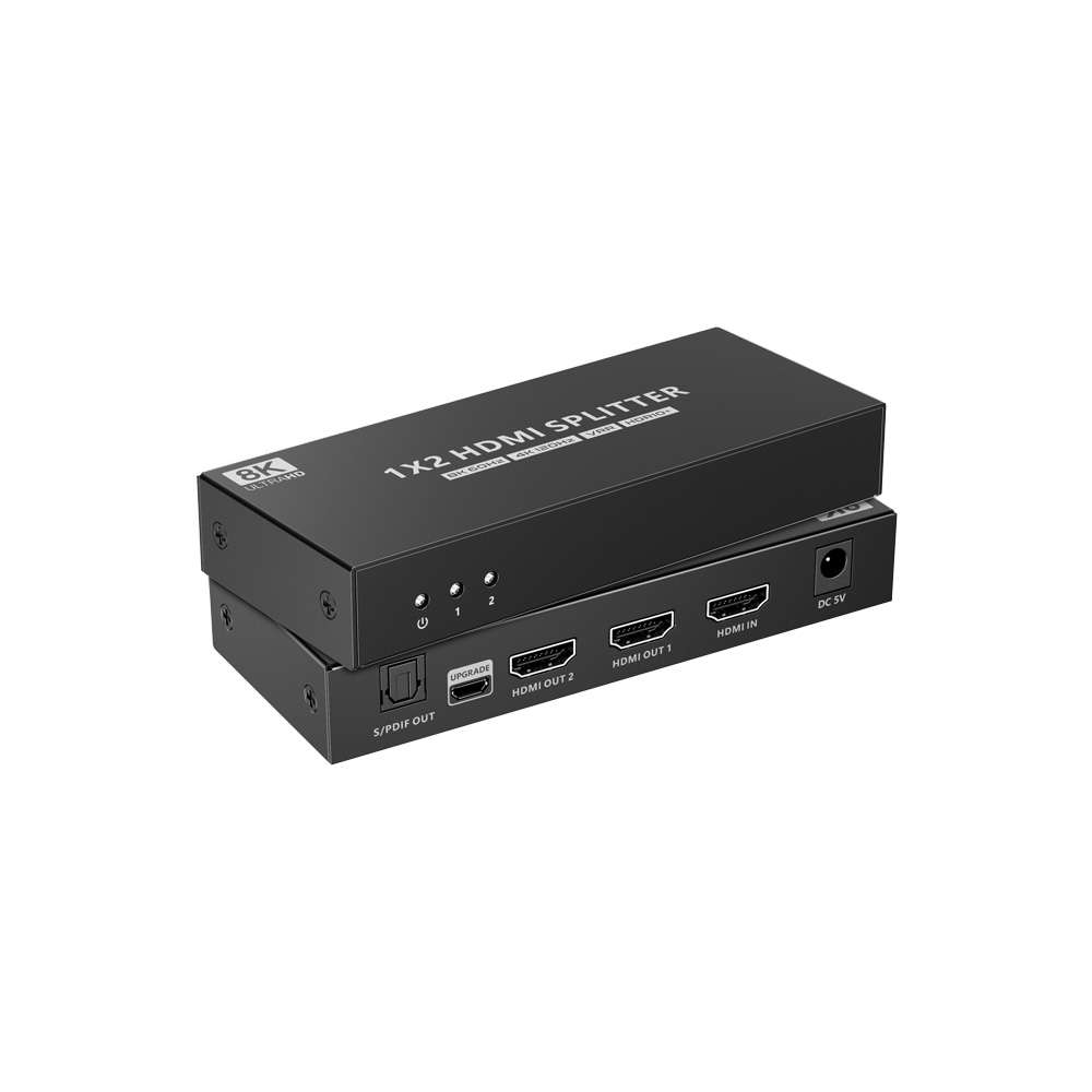 Lenkeng - 8K HDMI 1X2 Splitter - Lenkeng - 8K HDMI 1X2 Splitter