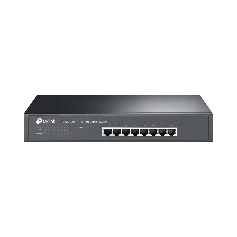 Tp-Link - 8-Port Gigabit Desktop/Rackmount Switch - Tp-Link - 8-Port Gigabit Desktop/Rackmount Sw...