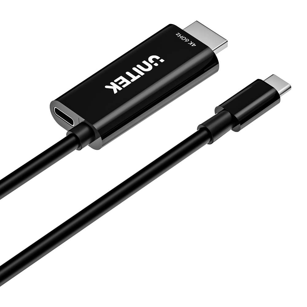 Unitek - V1439Abk 2M USB Type-C To HDMI 4K @60Hz Cable - Pd 100W, Unidirectional - Unitek - V1439...