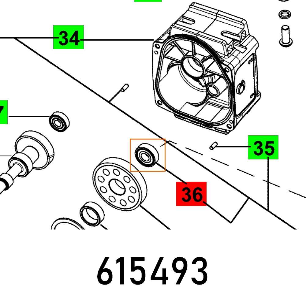 Festool - Bearing 6000 2Z - Festool - Bearing 6000 2Z
