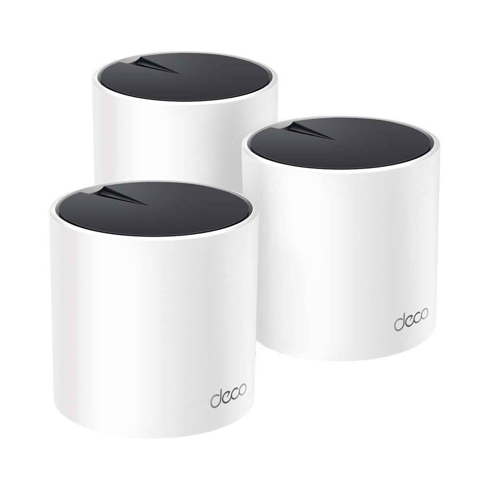Tp-Link - Deco X55 AX3000 Whole Home Mesh WiFi 6 System - 3 Pack - Tp-Link - Deco X55 AX3000 Whol...
