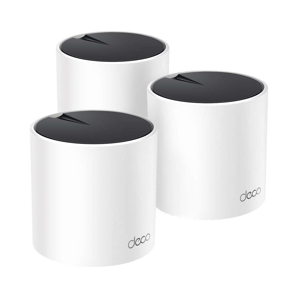 Tp-Link - Deco X55 AX3000 Whole Home Mesh WiFi 6 System - 3 Pack - Tp-Link - Deco X55 AX3000 Whol...