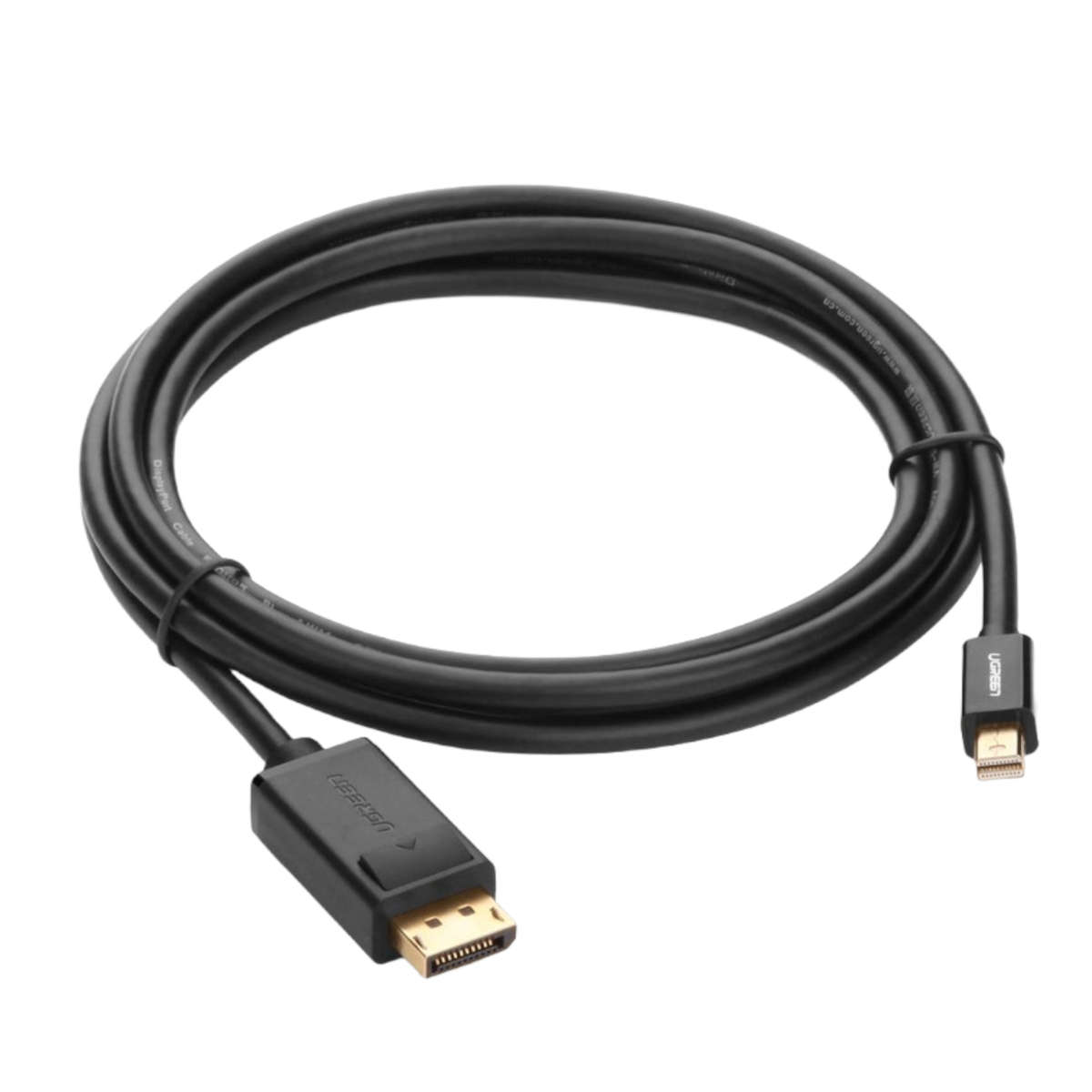 Ugreen - Mini DisplayPort to DisplayPort Cable 1.5m -Black - Ugreen - Mini DisplayPort to Display...