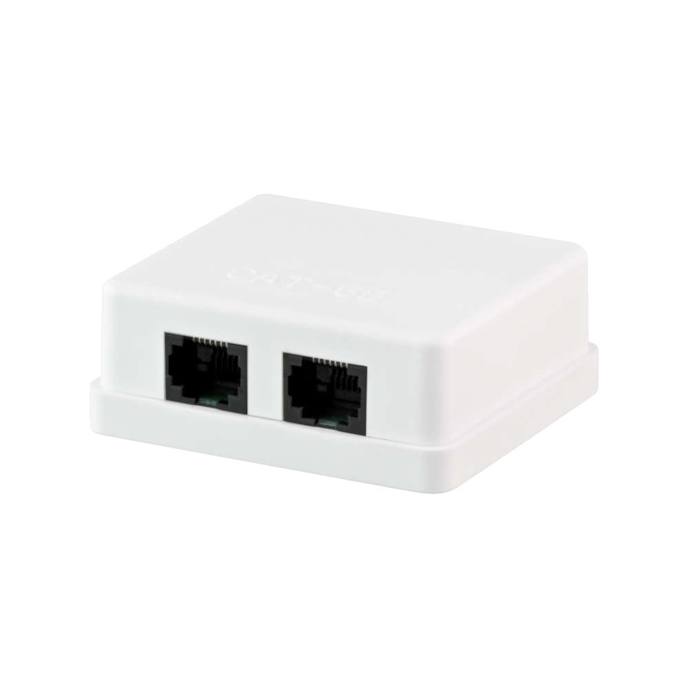 LinkQnet - Dual Cat5 Wall Box - LinkQnet - Dual Cat5 Wall Box