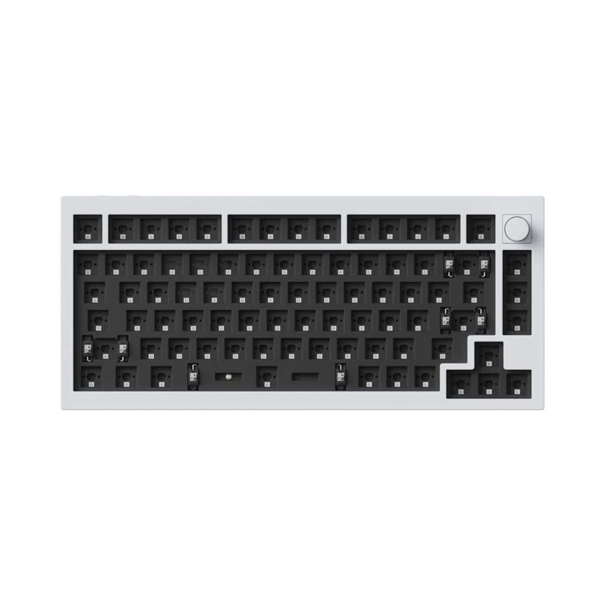 Keychron - Q1H-P1 QMK Wireless Custom Keyboard - White - Keychron - Q1H-P1 QMK Wireless Custom Ke...