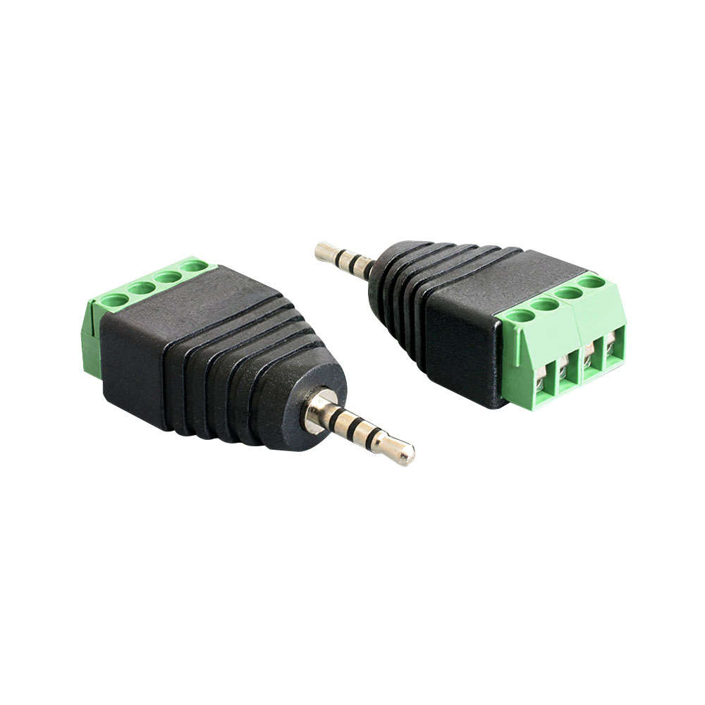 Delock - 2.5mm Stereo Adapter 4-Pin Terminal Block (65454) - Delock - 2.5mm Stereo Adapter 4-Pin ...