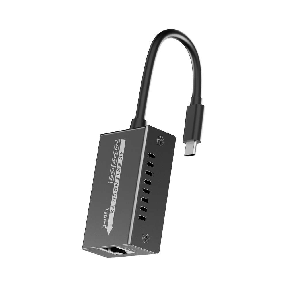 Lenkeng - 4K@60Hz USB-C To HDMI Extender,60M - Lenkeng - 4K@60Hz USB-C To HDMI Extender,60M