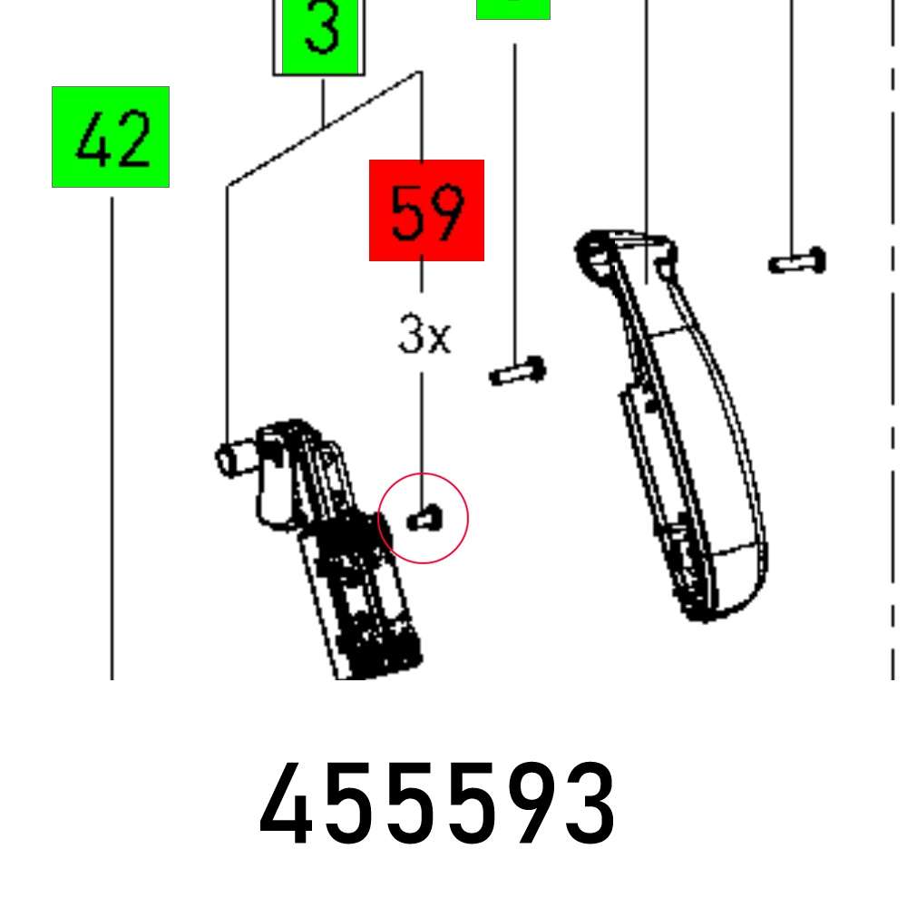 Festool - Oval Head Screw Ps 300 Eq M3,5X5 Torx - Festool - Oval Head Screw Ps 300 Eq M3,5X5 Torx