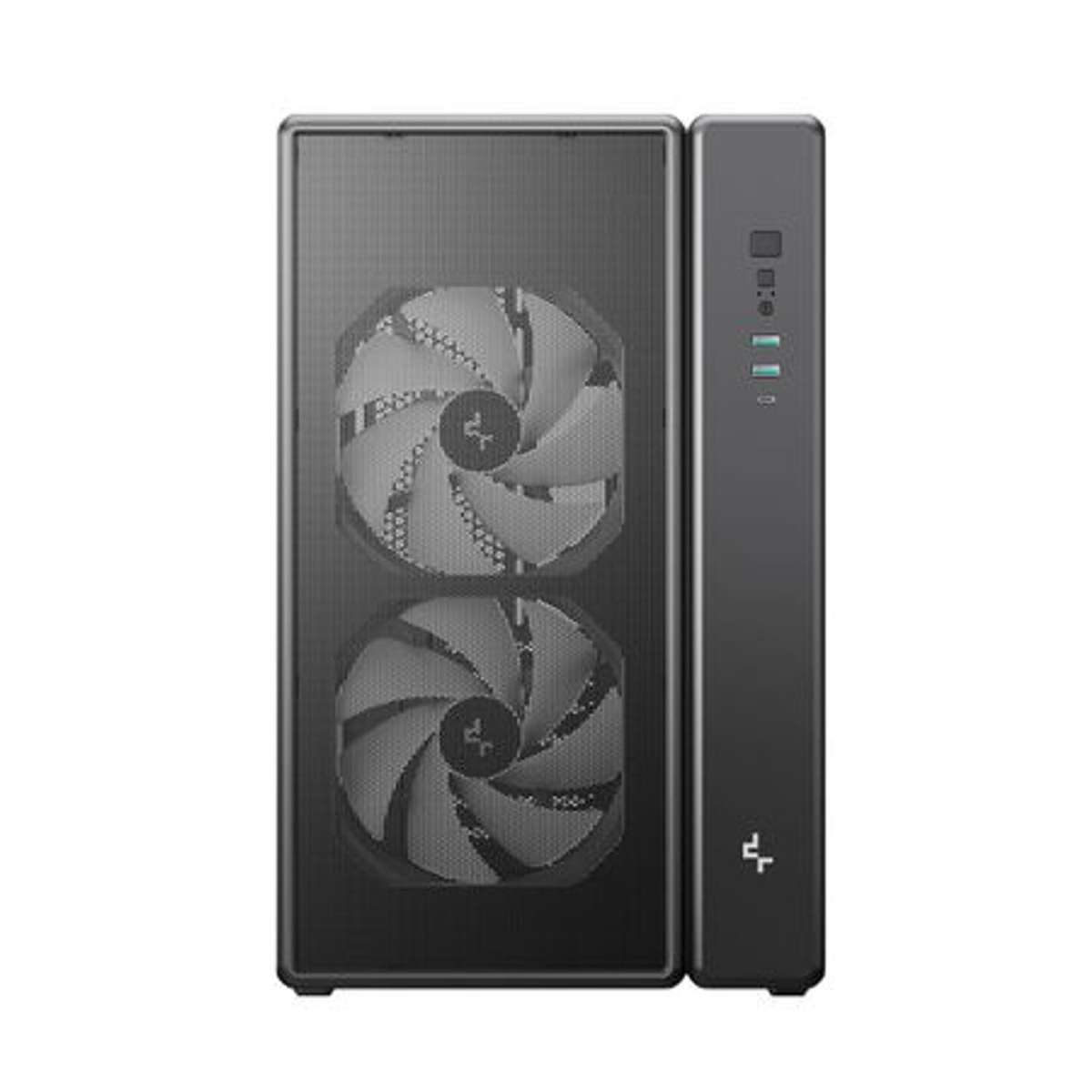 DeepCool - CG590 Mesh 2F ATX ARGB Gaming Chassis - Black - DeepCool - CG590 Mesh 2F ATX ARGB Gami...