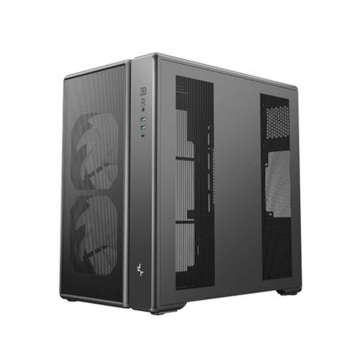 DeepCool - CG590 Mesh 2F ATX ARGB Gaming Chassis - Black - DeepCool - CG590 Mesh 2F ATX ARGB Gami...