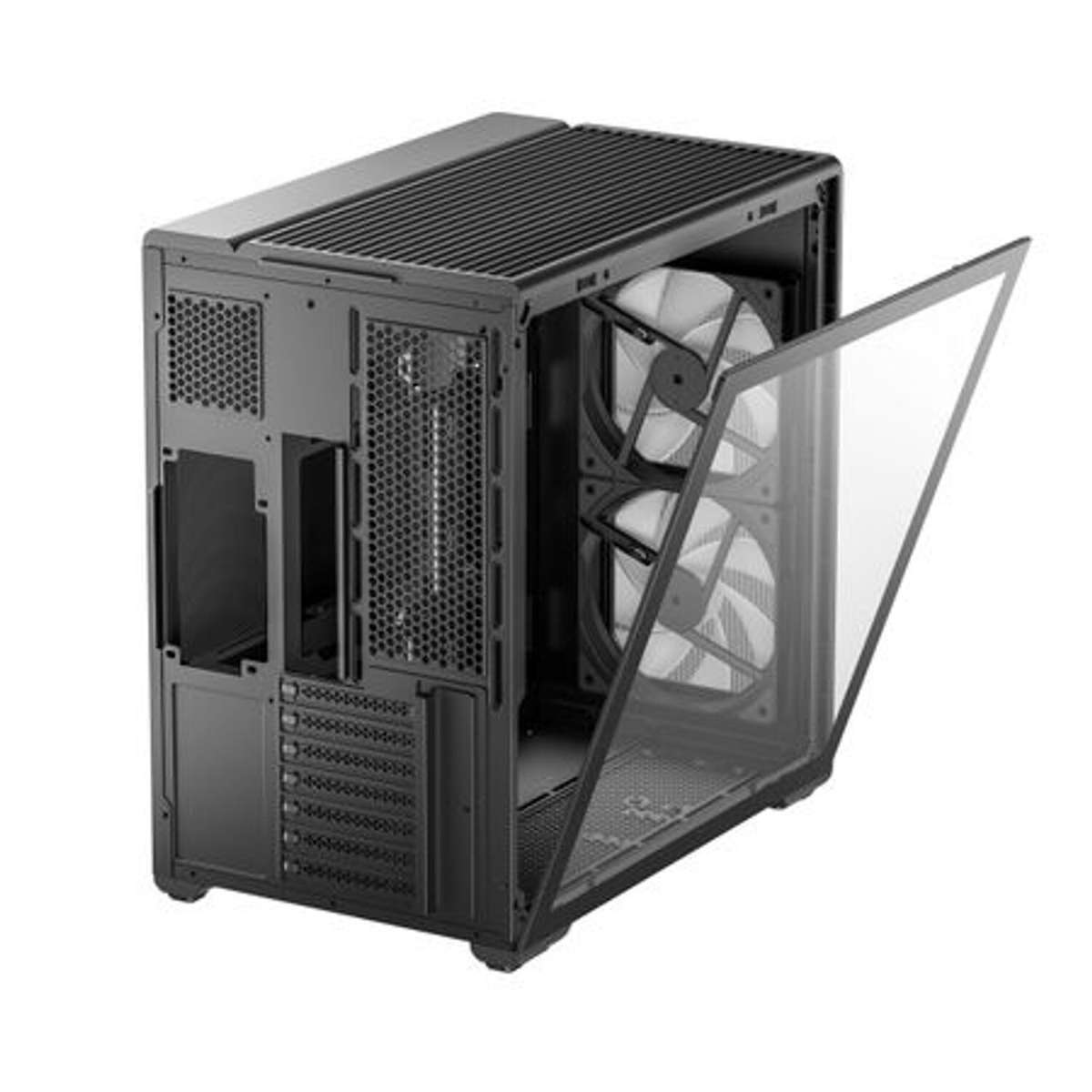 DeepCool - CG590 Mesh 2F ATX ARGB Gaming Chassis - Black - DeepCool - CG590 Mesh 2F ATX ARGB Gami...