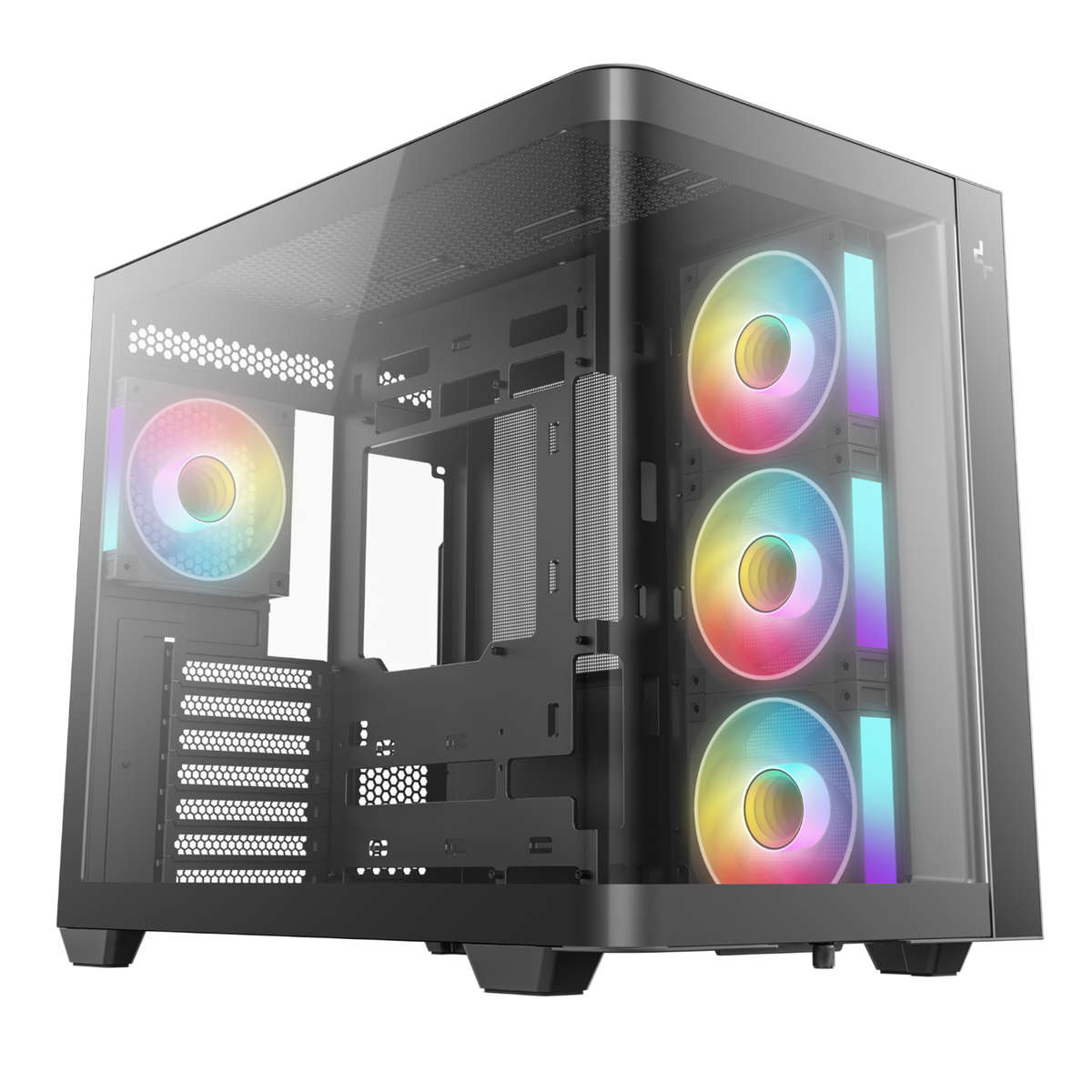 DEEPCOOL - CG530U 4F ATX Gaming Chassis - Black - DEEPCOOL - CG530U 4F ATX Gaming Chassis - Black