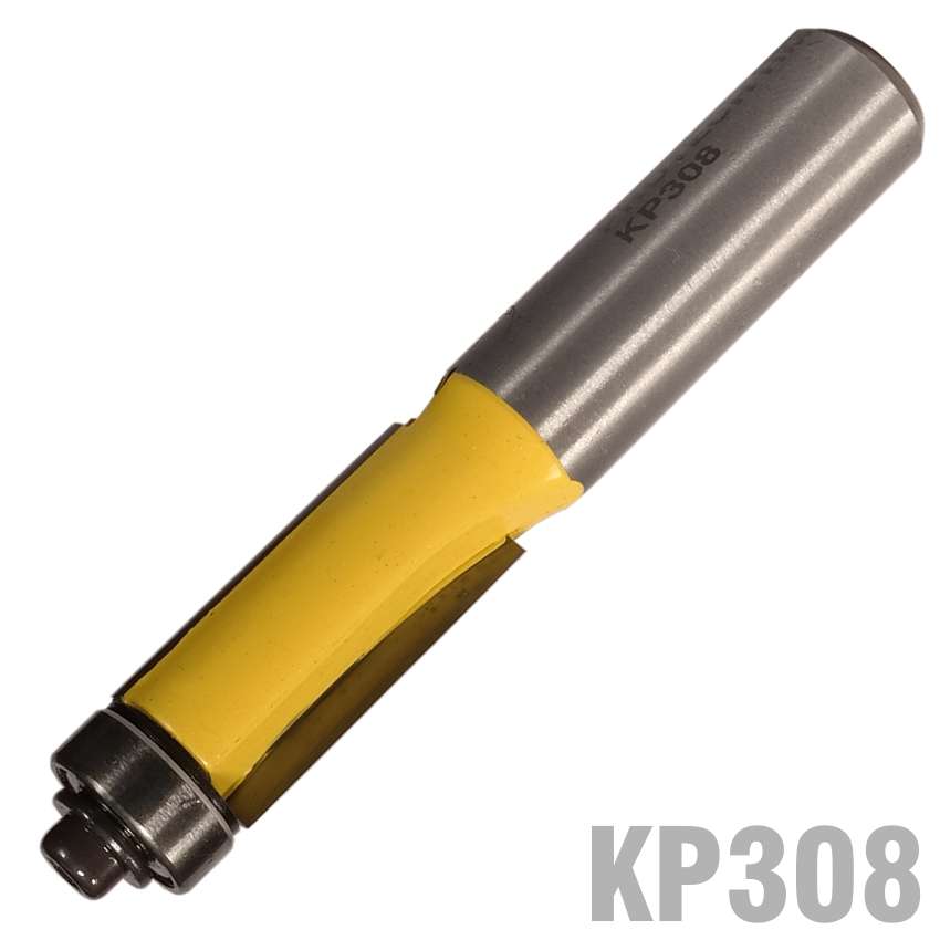 Pro-Tech - Trim Bit 1/2' X 1'With Bottom Bearing 1/2' Shank - Pro-Tech - Trim Bit 1/2' X 1'With B...