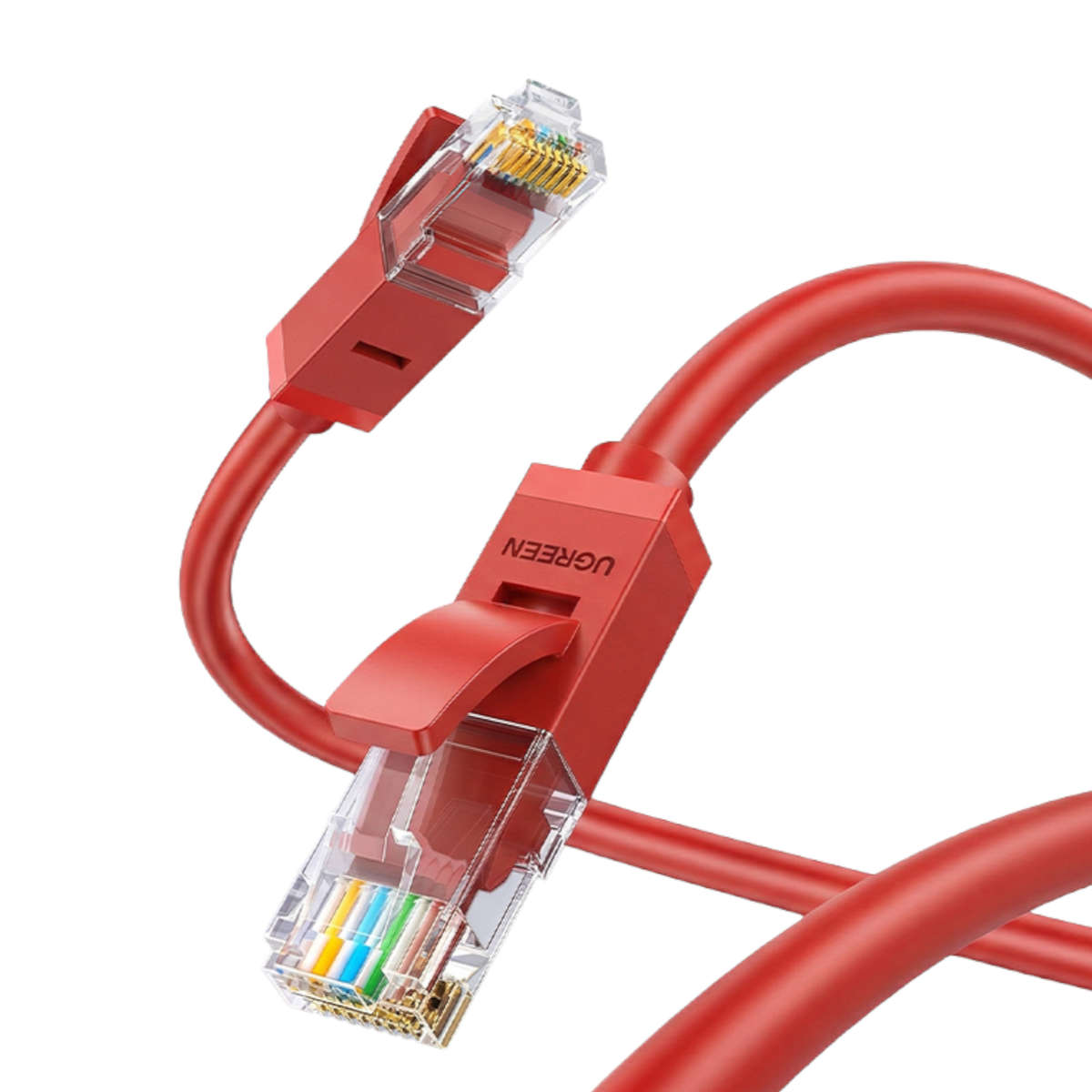 Ugreen - RJ45 CAT6 1m LAN Network Cable  (1Gbps, 250MHz)  Red - Ugreen - RJ45 CAT6 1m LAN N...