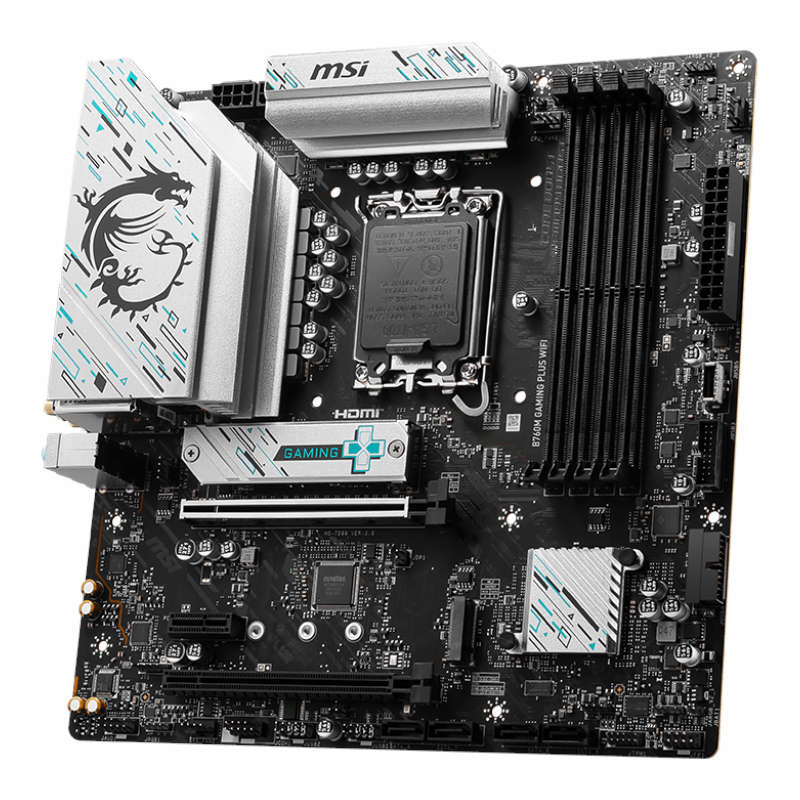 MSI - Gaming Plus 14th/13th/12th Gen Intel Core DDR5 Gaming Motherboard - MSI - Gaming Plus 14th/...