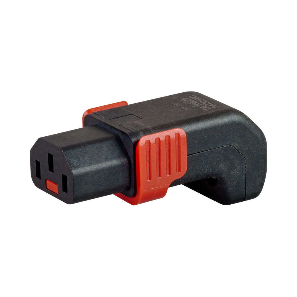 Scolmore - Ieclock Female Kettle Lockable Connector - Angled-Down And Rewireable - Scolmore - Iec...