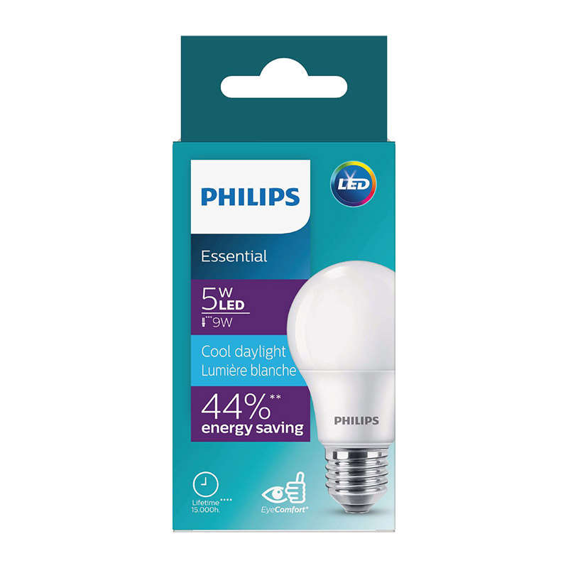 Philips - Globe LED 5W Screw Type Cool Daylight - Philips - Globe LED 5W Screw Type Cool Daylight