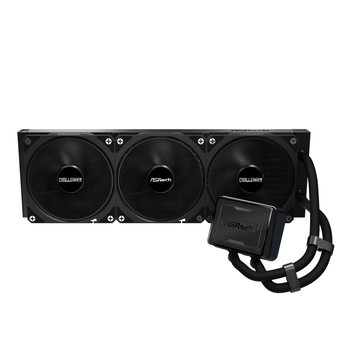 ASRock - Challenger Pure 360 AIO Liquid Cooler - Black - ASRock - Challenger Pure 360 AIO Liquid ...