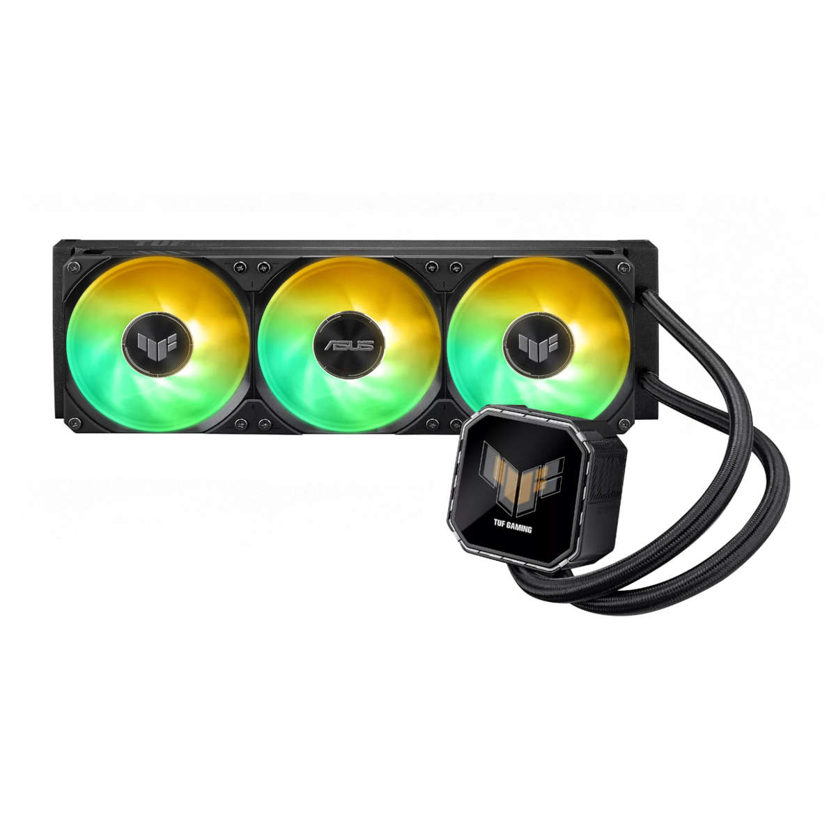 Asus - ASRock - Asus - ASRock - Phantom Gaming 360 LCD All-in-one Liquid CPU Cooler - Black - Asu...