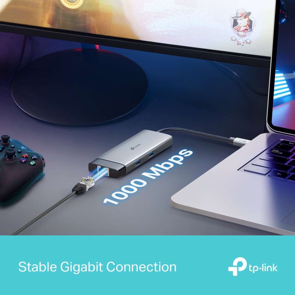 Tp-Link - Uh6120C Type-C 6-Port Hub - Tp-Link - Uh6120C Type-C 6-Port Hub