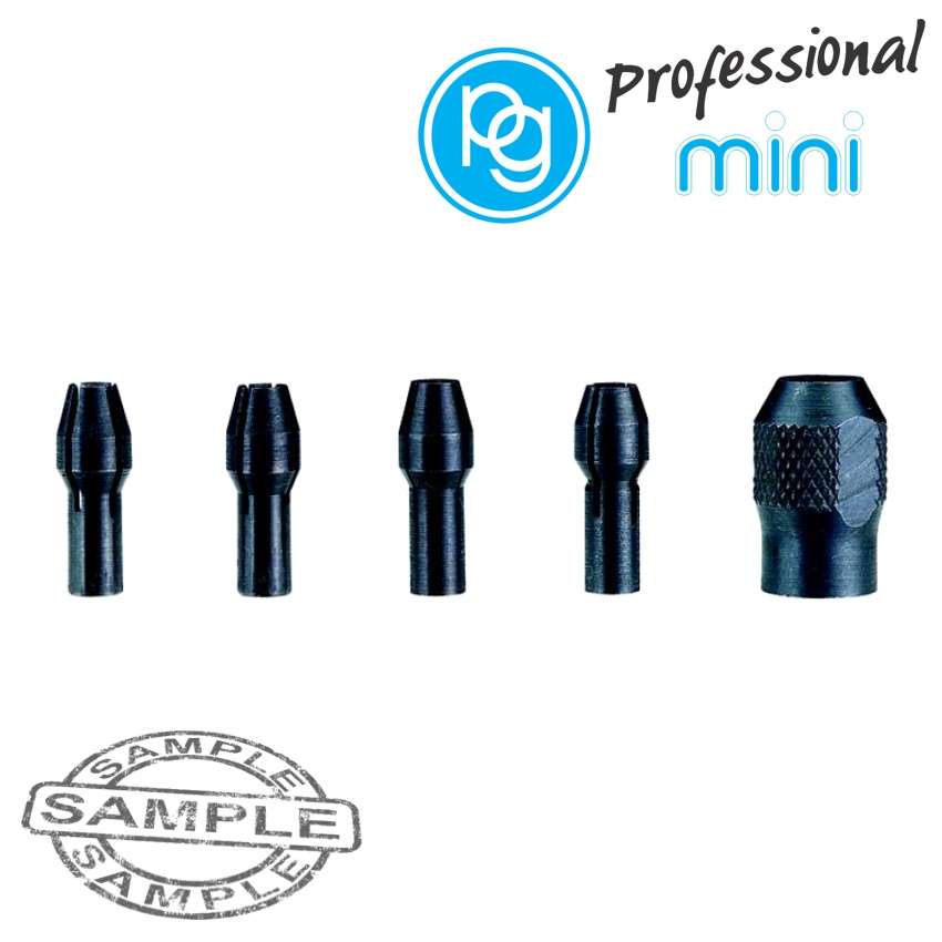 PG - Collet Set 4Pc + Nut - PG - Collet Set 4Pc + Nut