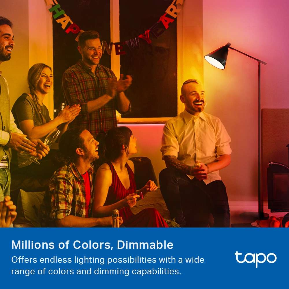 Tp-Link - Tapo L430P Smart Wi-Fi P45/E14 Multicoloured Light Bulb - Tp-Link - Tapo L430P Smart Wi...