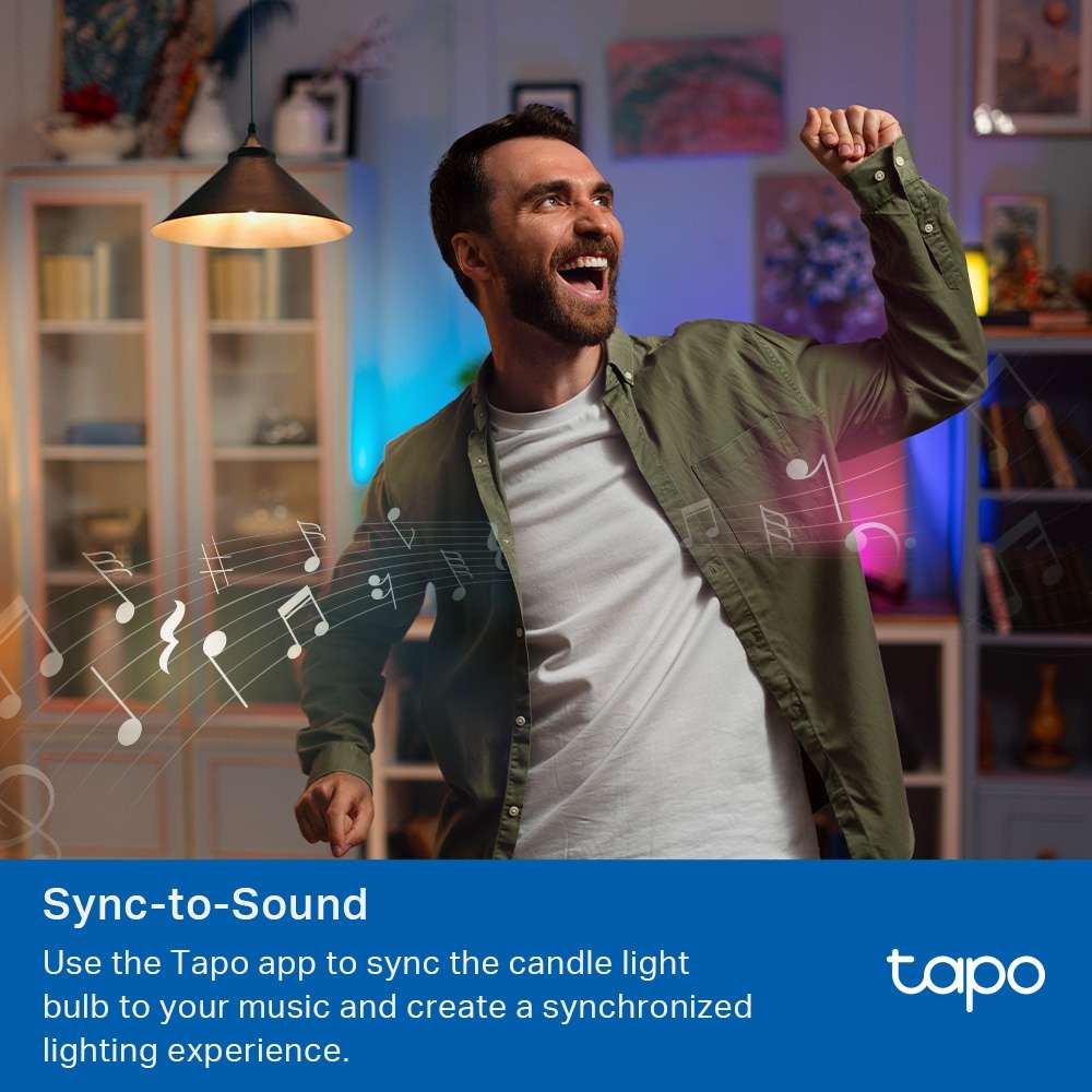 Tp-Link - Tapo L430P Smart Wi-Fi P45/E14 Multicoloured Light Bulb - Tp-Link - Tapo L430P Smart Wi...