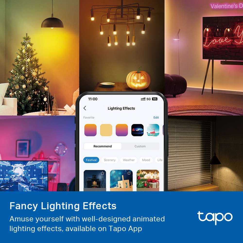 Tp-Link - Tapo L430P Smart Wi-Fi P45/E14 Multicoloured Light Bulb - Tp-Link - Tapo L430P Smart Wi...