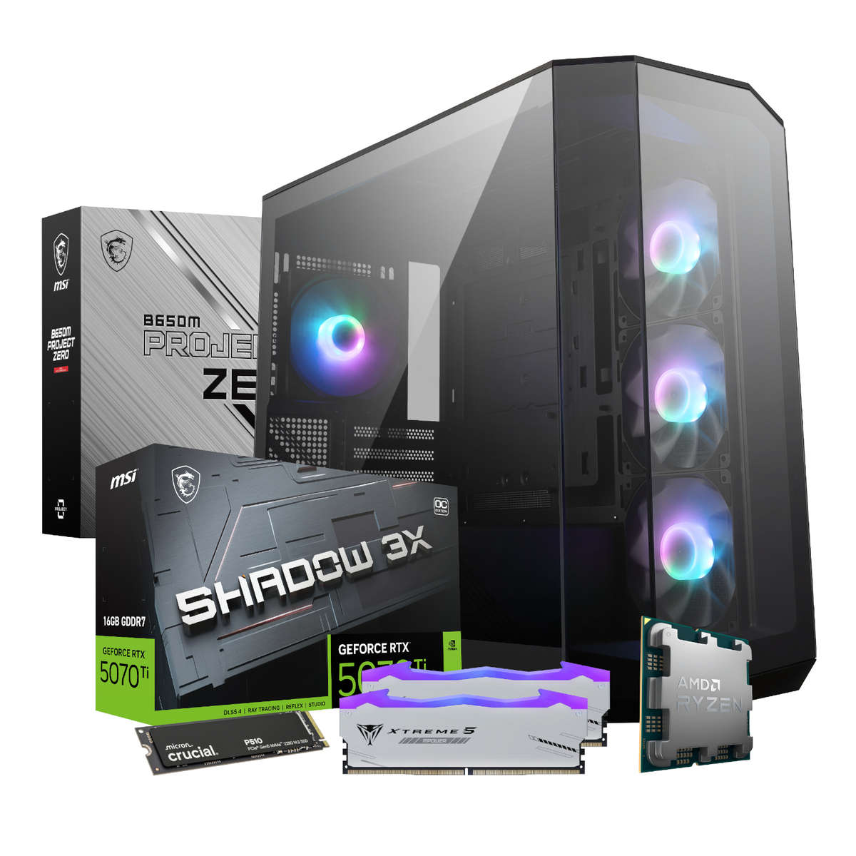 PCBuilder - Ryzen 7 9800X3D Valkyrie Windows 11 Gaming PC - PCBuilder - Ryzen 7 9800X3D Valkyrie ...