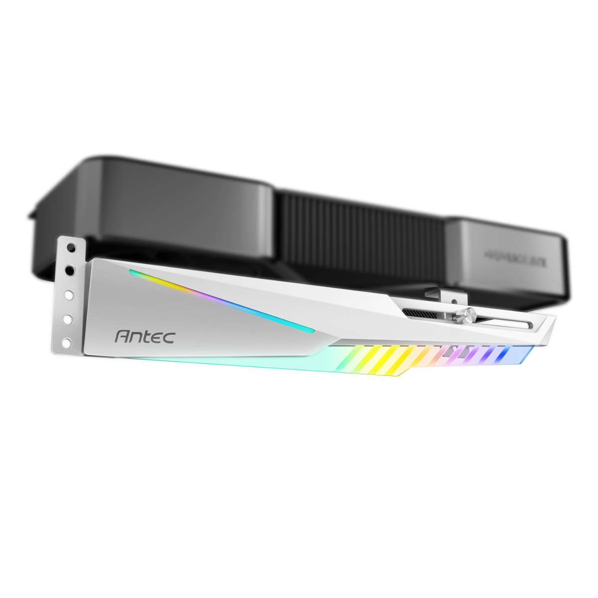 Antec - Dagger ARGB GPU Support Bracket - White - Antec - Dagger ARGB GPU Support Bracket - White