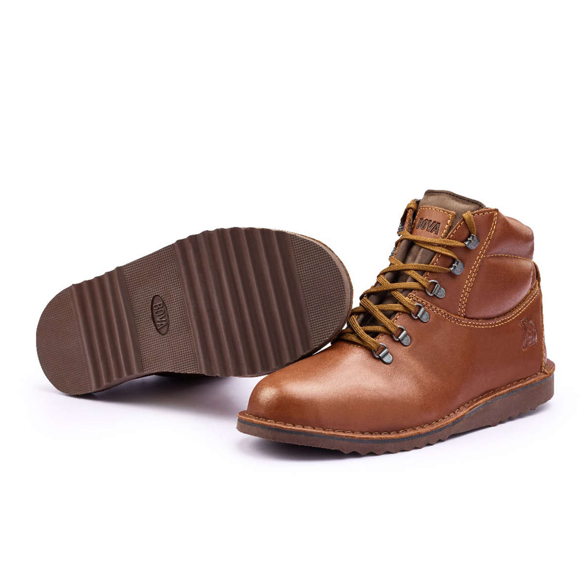 BOVA - Scout Boot Lace Up Nstc Brown Size 5 - BOVA - Scout Boot Lace Up Nstc Brown Size 5