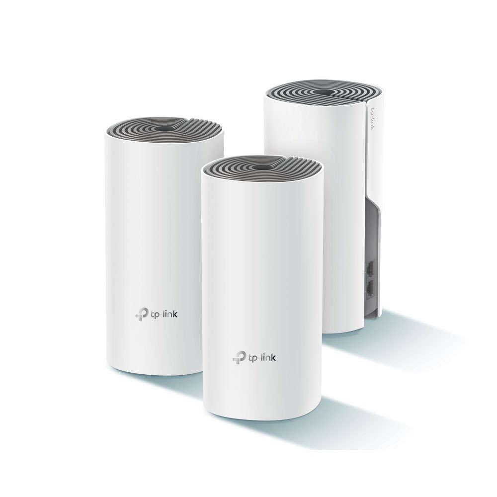 Tp-Link - Deco E4 (3-pack) AC1200 Whole Home Mesh Wi-Fi System - Tp-Link - Deco E4 (3-pack) AC120...