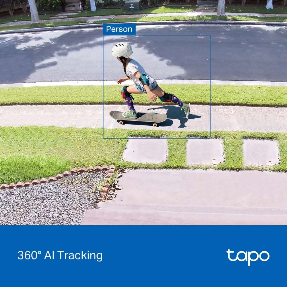 Tp-Link - Tapo 4K Pan Tilt WiFi Camera - Tp-Link - Tapo 4K Pan Tilt WiFi Camera