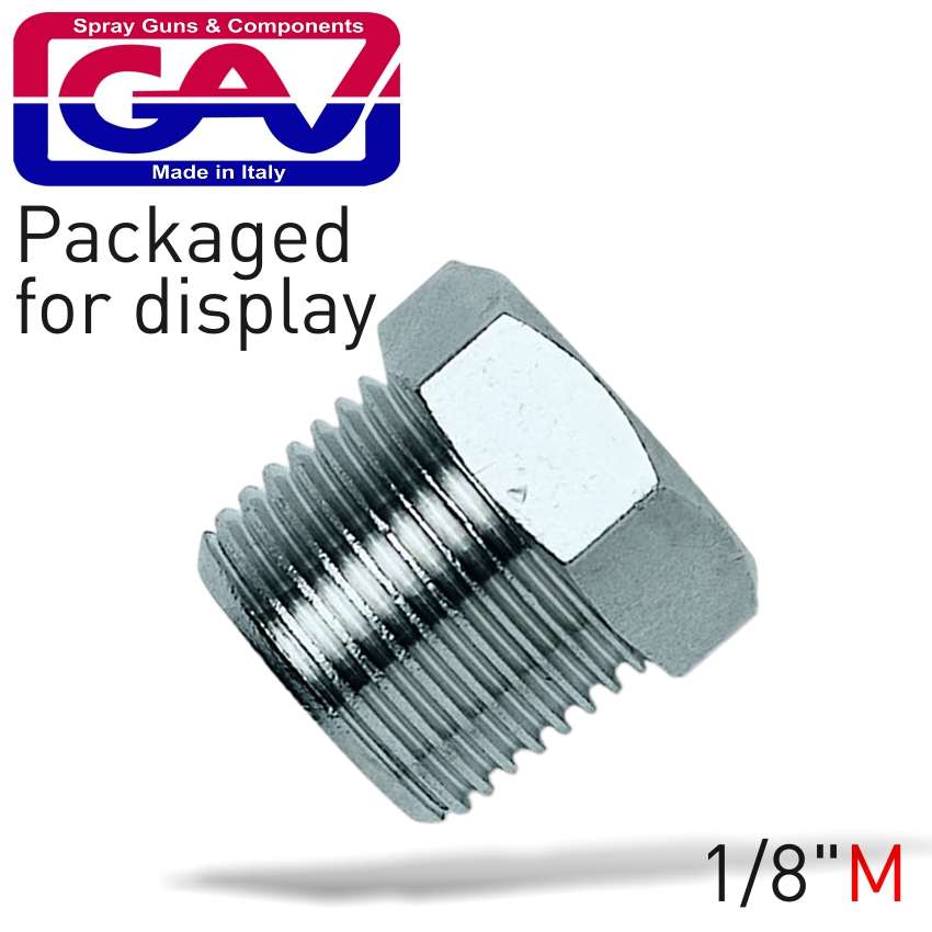 GAV - Taper Plug 1/8 Packaged - GAV - Taper Plug 1/8 Packaged